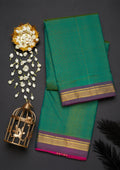 Leaf Green Zariwork Pure Silk Saree