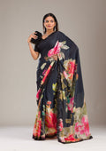 Multi Zariwork Georgette Saree