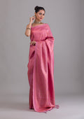 Onion Pink Zariwork Banarasi Saree