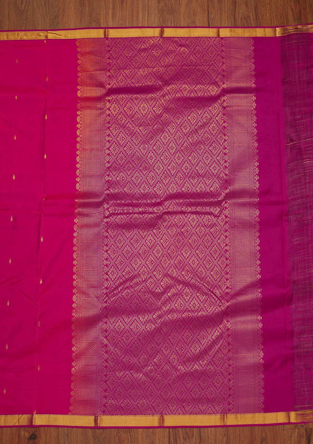 Pink Zariwork Pure Silk Saree