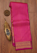 Pink Zariwork Pure Silk Saree