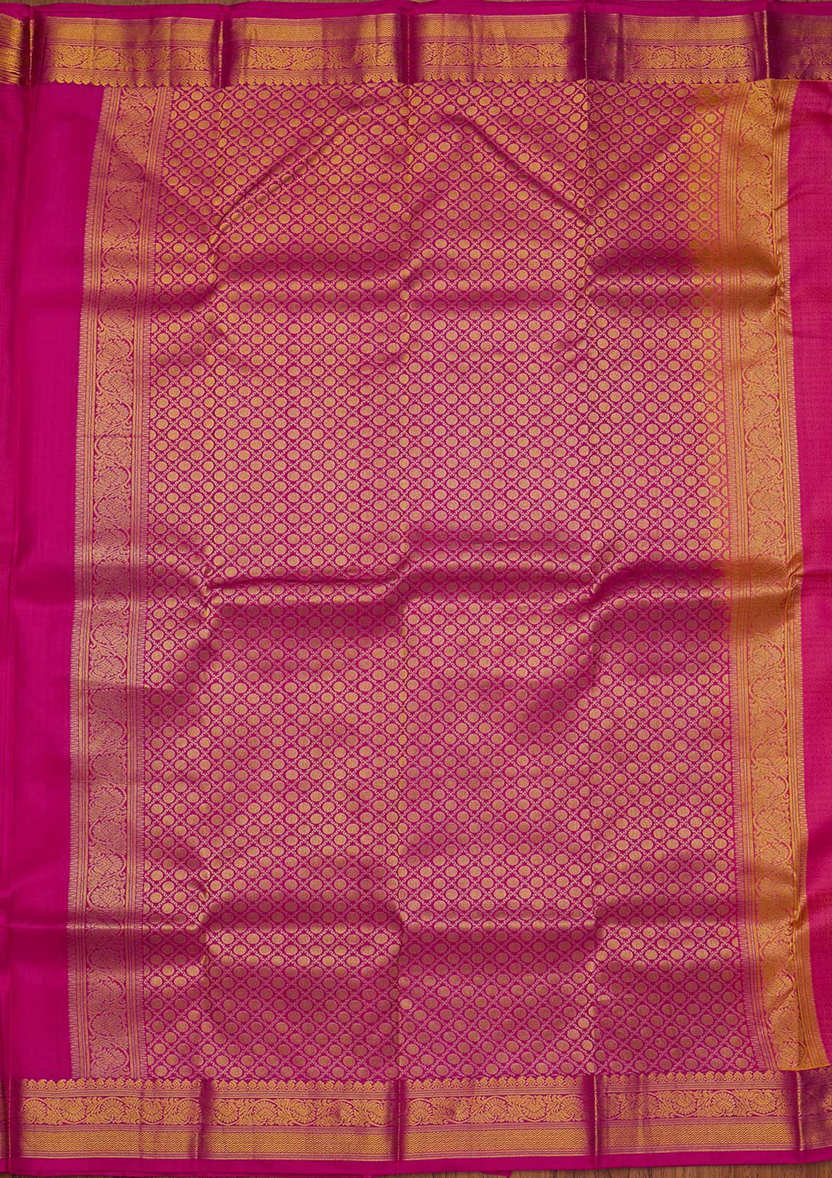 Pink Zariwork Pure Silk Saree