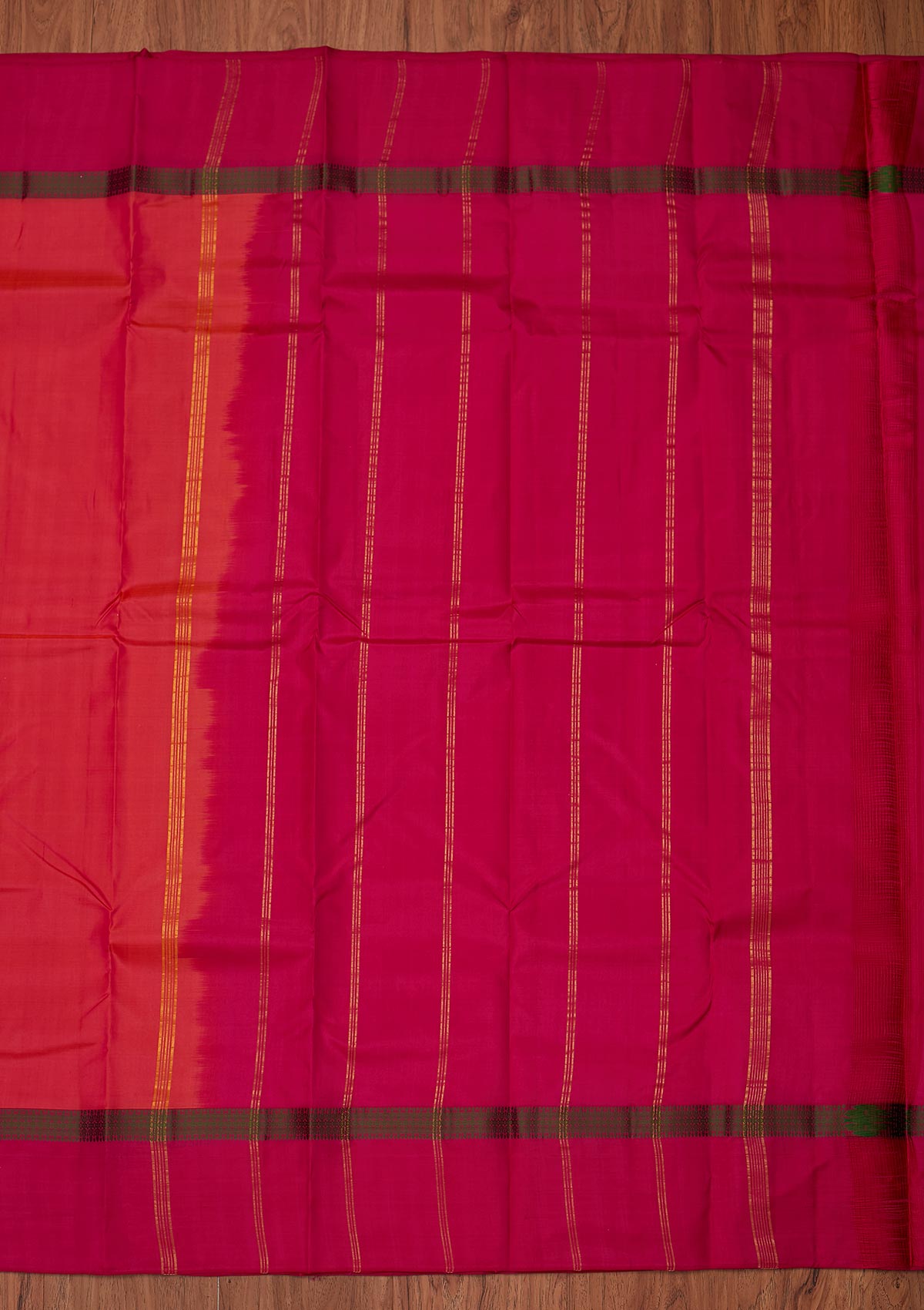 Pink Zariwork Pure Silk Unstitched Saree