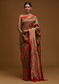 Red Zariwork Banarasi Saree