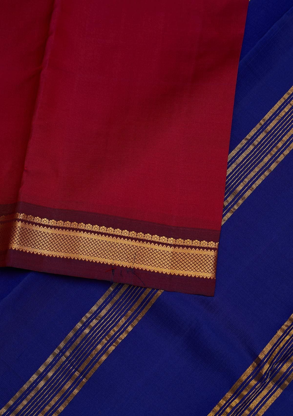 Wine Zariwork Pure Silk Saree