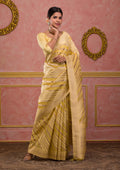 Yellow Zariwork Banarasi Silk Saree